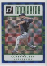 2017 Panini Donruss Dominators Blue 125/249 Corey Kluber #D-14 1o3