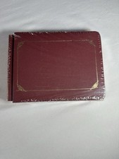 NEW: Creative Memories 5x7 Maroon Album with 12 white pages/24 sides