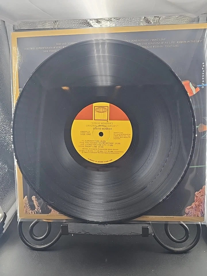 Stevie Wonder Original Musiquarium 1982 LP Europadisk Embossed 6002TL2 EX/EX - Image 4 of 4