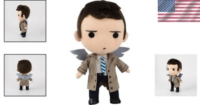 Soft Q-Pals Castiel Plush with Detailed Wings – Essential for