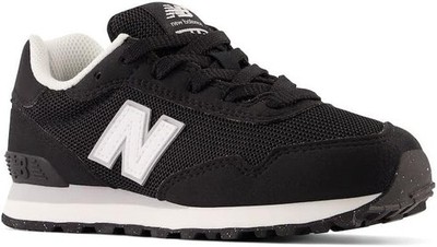 Size: 6 Wide Big Kid- New Balance Boy's 515 V1 Lace-up Sneaker, Black/White