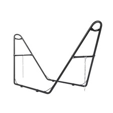 Double-Barrel Hammock Stand Only, Heavy Duty Iron Hammock Frame for All Hammocks