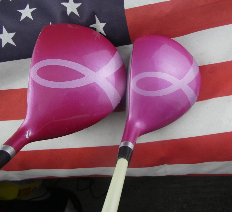 Concientización sobre el cáncer de mama Wilson Hope para mujer ️Conductor de golf y madera de calle #3 en muy buena condición Foto 4 de 4