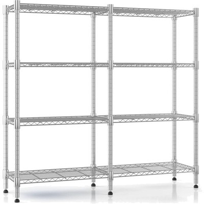 Lagerregal Drahtregal Metallregal 4-stufig Schwerlast 700kg Industriestil
