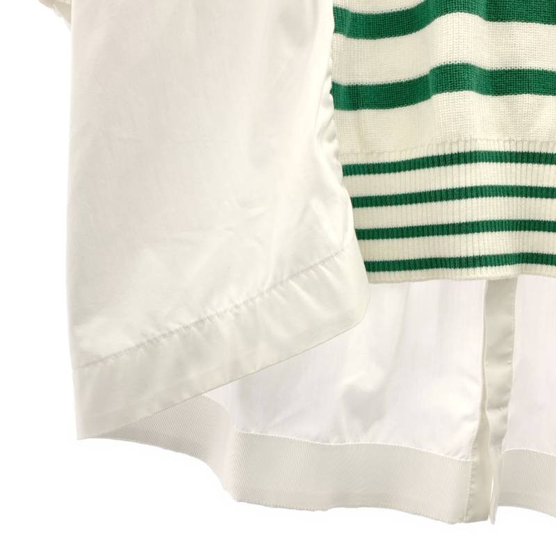 sacai Different material switching docking gather… - image 3