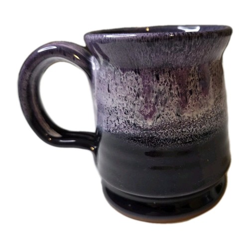 Deneen Pottery Mug The Chocolate Chicken Egg Harbor Fish Creek WI Purple - Picture 6 of 17