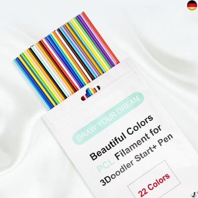 22 Farben 3D Doodler Pen Nachfüllungen für 3Doodler Start 3D Stift Niedrige D