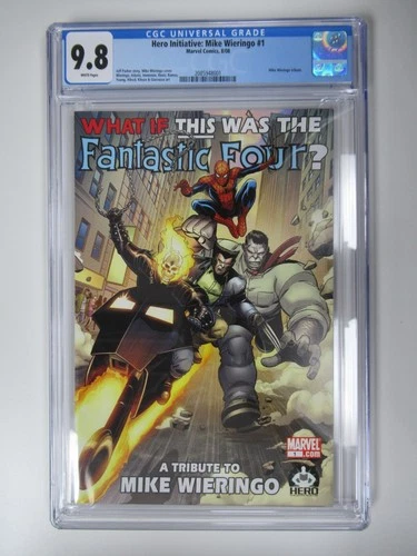 2008 Hero Initiative: Mike Wieringo What If This Was Fantastic Four CGC 9.8 (b)