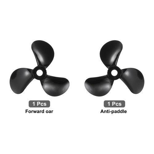 RC Boat Propeller, 3 Blades CW 3mm Hole Dia 29mm OD - Afbeelding 3 van 7
