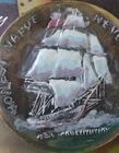 U.S.S. Constitution 1 Troy oz .999+ Fine Silver Coin Hand Painted In Rockport Tx