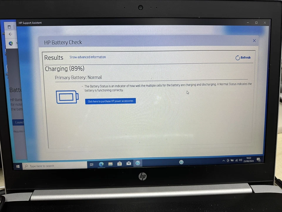 HP ProBook 450 G5 15.6" Intel Core i3-7100U 256GB SSD 8GB RAM Win 10 Pro Laptop - Image 3 of 4
