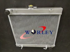 3ROW Aluminum Radiator FOR MERCEDES S CLASS W123 280S 280SE AT 1979-1985 w/CAP