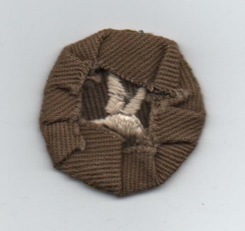 Bird Study Merit Badge, Type A (1911-1933), Cut Down and Hand Crimped - Picture 2 of 2