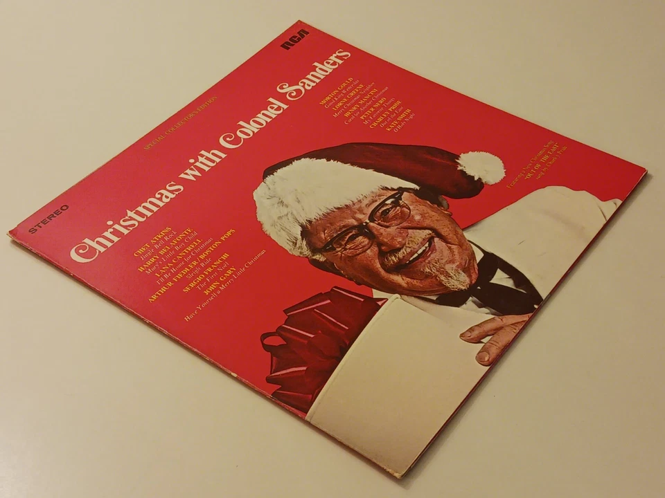 CHRISTMAS with COLONEL SANDERS Compilation Vinyl Record LP 1969 RCA Vintage - Image 3 of 4