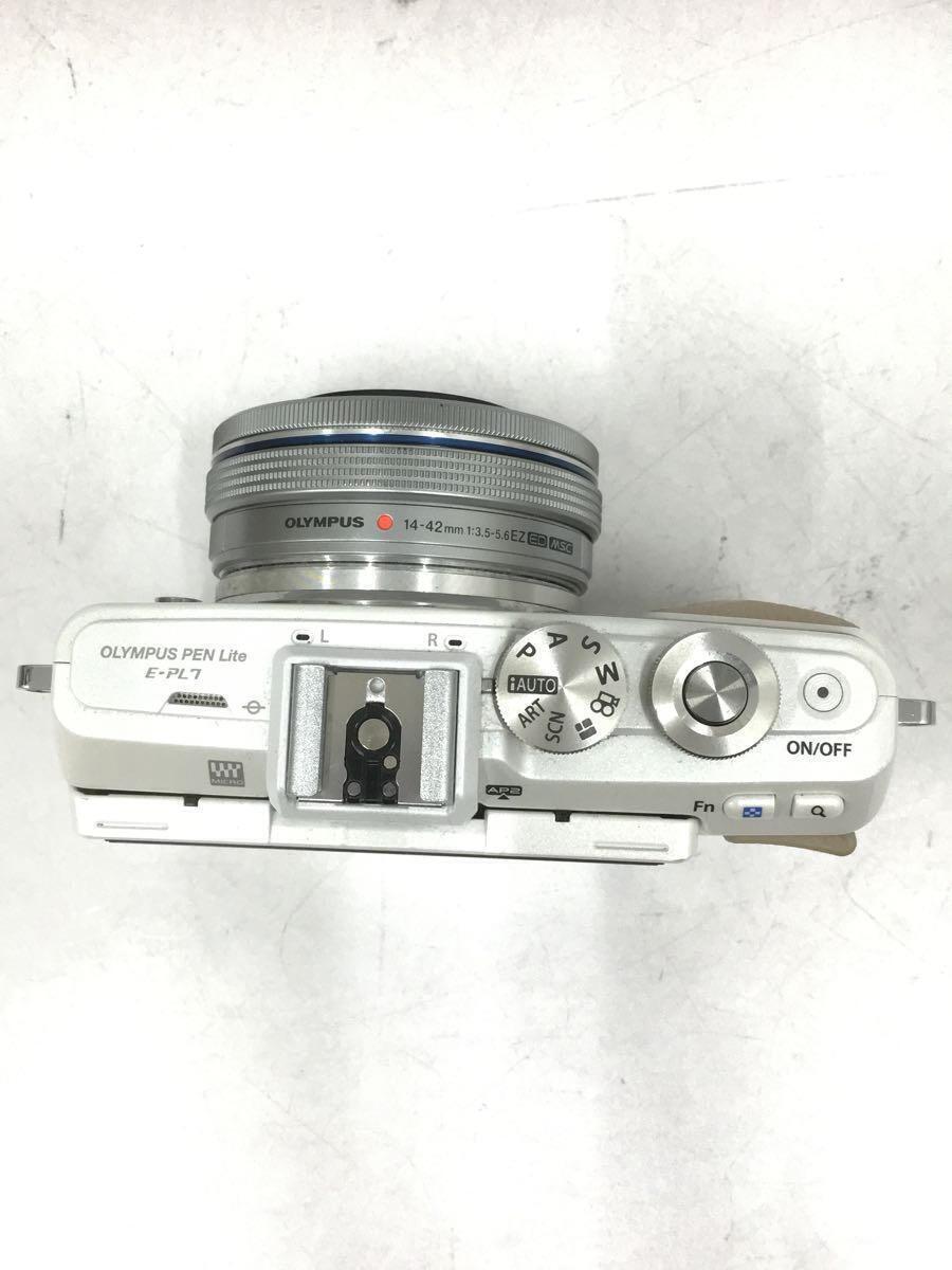 OLYMPUS PEN Lite E-PL7 Digital Camera w/ 14-42mm EZ & 40-150mm Lens