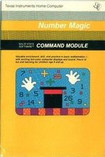 TI-99/4A NUMBER MAGIC EDUCATIONAL BEIGE CARTRIDGE MINT MANUAL TESTED
