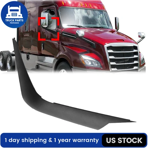 Black Door Mirror Arm Cover For Freightliner Cascadia 2018-2022 Right Side RH