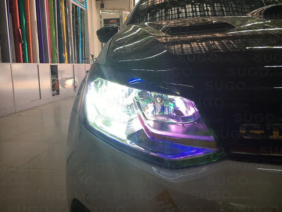GLOSSY Chameleon Neo Colorful Headlight Tailight Plastic/Glass Vinyl Tint Film - Image 3 of 4