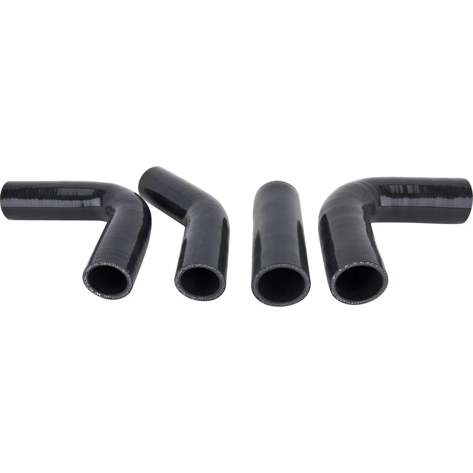Kit de manguera de radiador universal negro de silicona/aluminio - Kit de inicio completo Foto 4 de 4