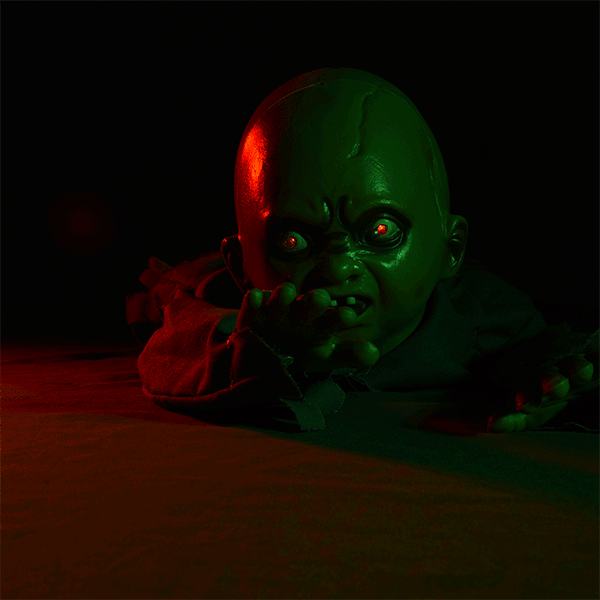 zombie crawling baby doll