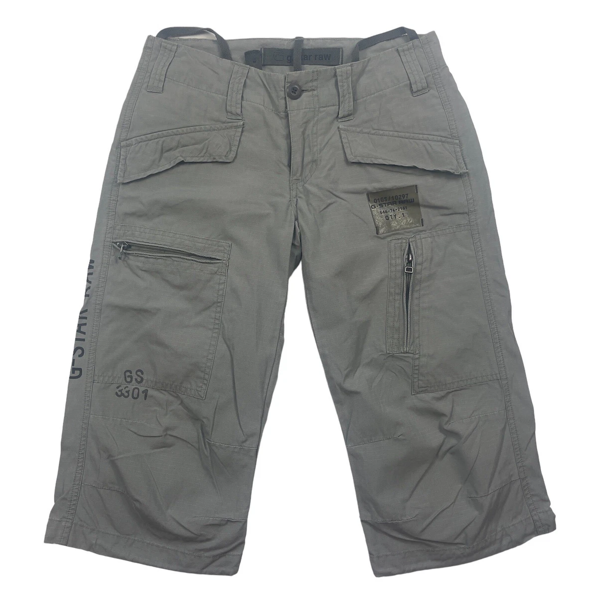 G Star Raw 3301 South East District Mens Cargo Shorts XS eBay