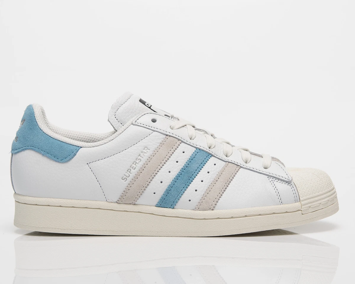 adidas Originals Superstar Men cream white/preloved blue/grey one | eBay