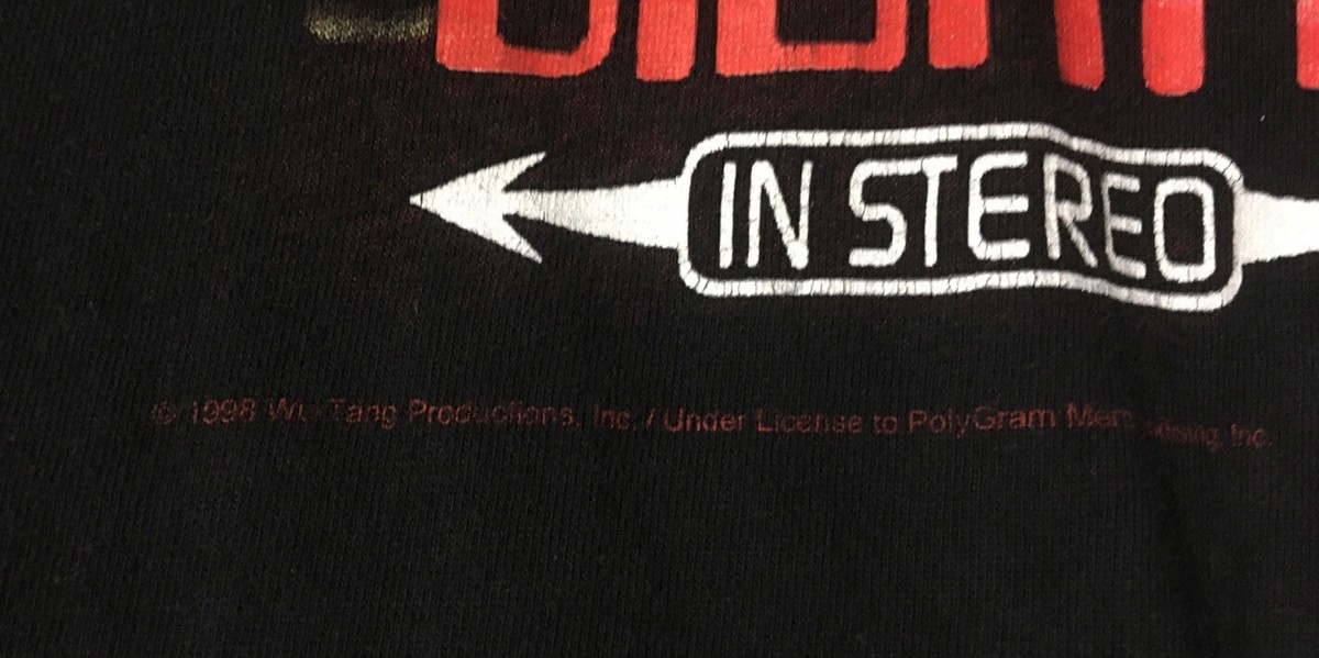 Vtg 1998 RZA Bobby Digital Promo Shirt XXL Rap Wu Tang Clan