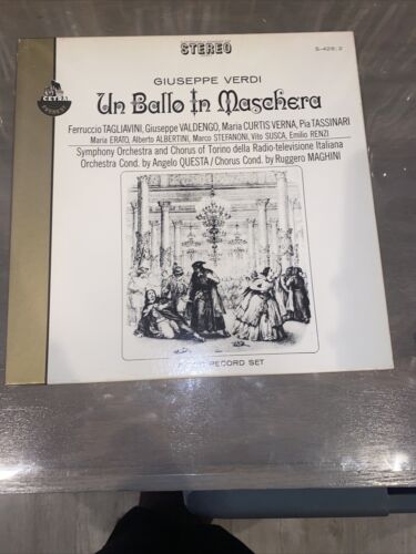 Giuseppe Verdi-Un Ball in Maske - 2LP Box Set-Vinyl-Everest-S428 - Bild 1 von 5