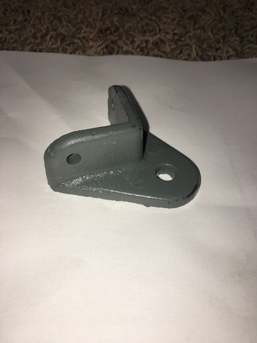 Cast iron Floor Mount Bracket end Corner Brace. 90° degrees 3 holes. space saver - Picture 3 of 10