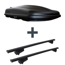 Dachbox Topbox TopBox 480 + Dachträger G3 Clop für Opel Astra H Caravan L35 NEU