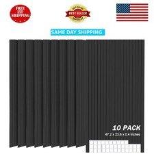 Large Acoustic Wall Panels, 10 Pack,47" X 23.6", Black