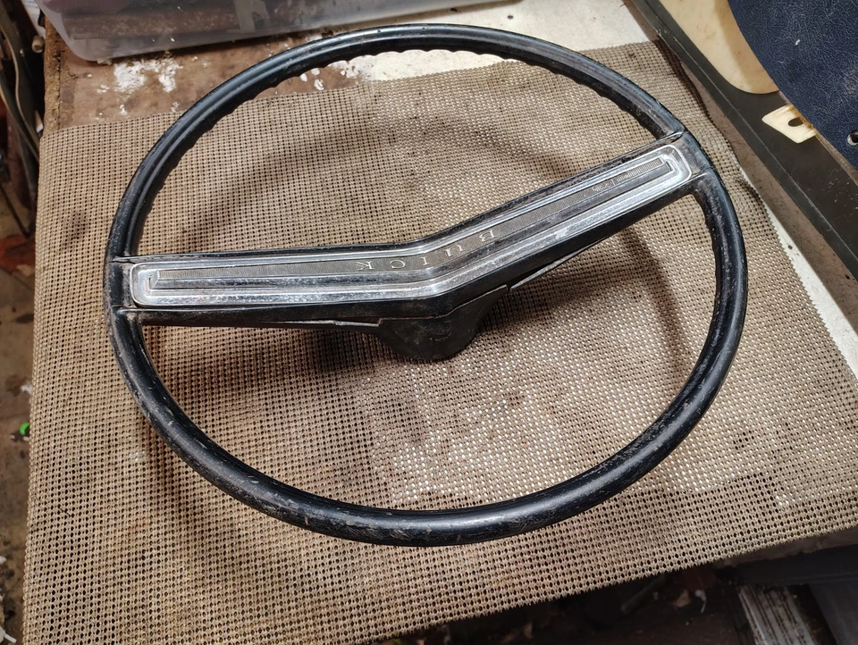 Buick Skylark Gran Sport 1964 1965 Special Sport Wagon OEM volante negro Foto 4 de 4