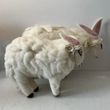 NEW Pottery Barn Kids Baby Unisex Nursery Felted Wool Sheep Decor