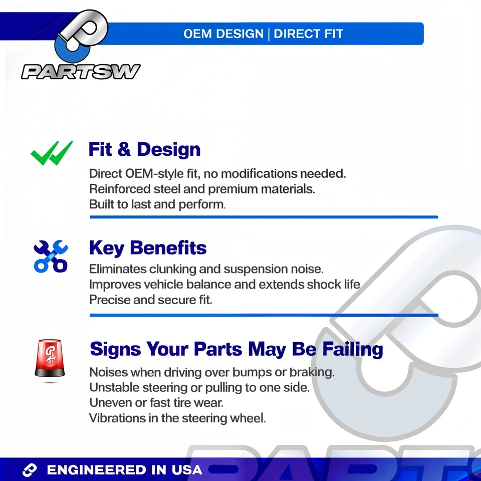 Kit de 2 rótulas inferiores delanteras para Ford Mustang Mercury Zephyr Lincoln Continental Foto 4 de 4