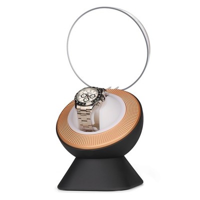 Ultra Quiet Single Watch Winder for Rolex with Ambient LED Lighting - Gift fo...