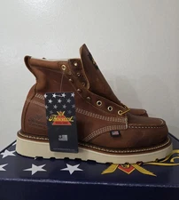 Thorogood American Heritage Soft Toe Moc Toe Work Boots Size 9EE