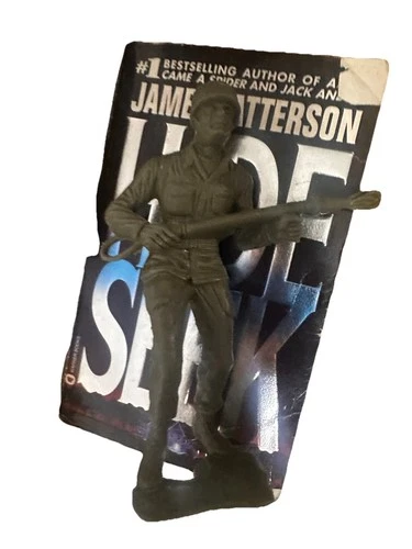 Vintage Marx 6" WWII Plastic Toy Soldier US Army with Fixed Bayonet