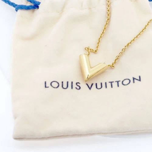 LOUIS VUITTON（LV） Collana Louis Vuitton Essential V M61083 catena oro lunghezza 42 46 5 cm 9 4 g