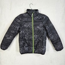 Gerry Puffer Jacket Kids Size Medium 10-12 Full Zip Long Sleeve Black
