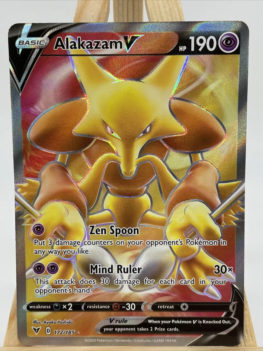 Alakazam V - 172/185 - Full Art Ultra Rare