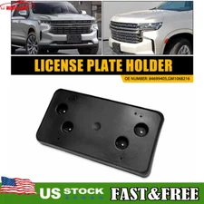 Front License Plate Holder Frame Bracket For Chevrolet Tahoe Suburban 2020+ USA