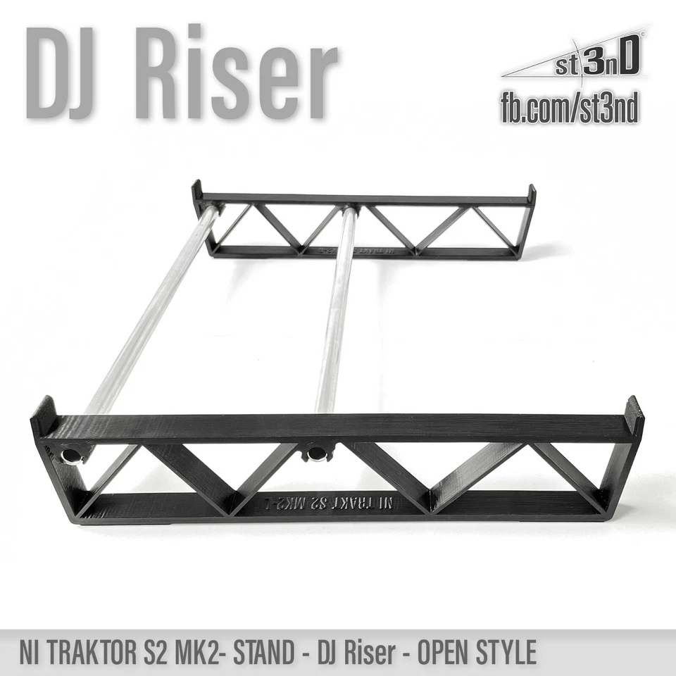 DJ RISER STAND for NI TRAKTOR S2 MK2 - Open Style - Image 3 of 3
