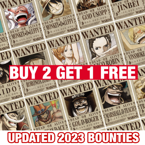 One Piece Wanted Posters Straw Hats Wanted Poster Art Wall Home Room Decor ED031 - 第 1/33 張圖片