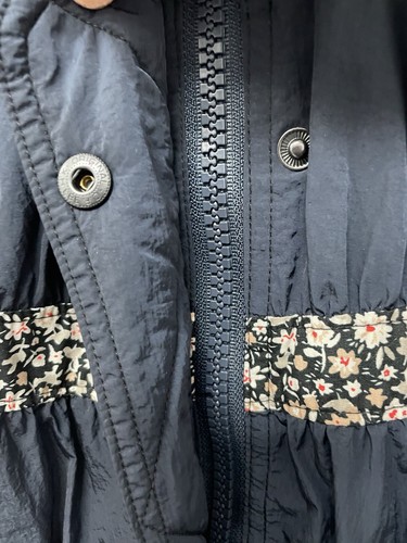 Free People We the Free Navy On My Mind Dolman Puffer Bomber Jacket S EUC 1024 - Picture 3 of 9