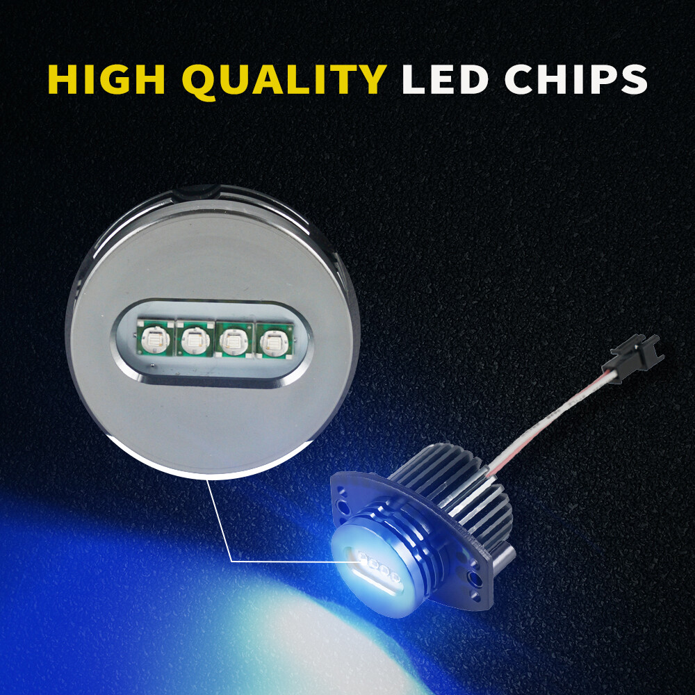 【超安い】 LED Angel Eyes Sidelights Halo Ring Marker Light Bulbs Fits リラクゼーショングッズ