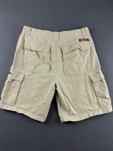 Quicksilver Shorts Men's 36 Beige Cargo Utility Baggy Y2K VTG Streetwear Skater