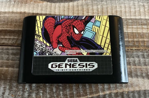 Vintage 1991 Sega Genesis Spiderman Video Game Cartridge Only