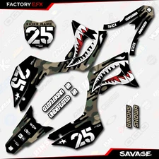 Woodland Crf125 Savage Racing Graphics kit fit Honda 2019-2025 decal CRF 125