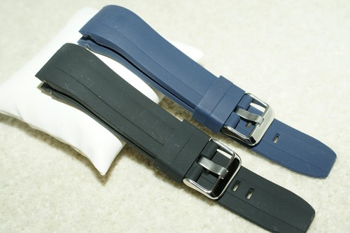 Silicone Subacqueo Estremità Curva Orologio Cinturino Per Citizen / Seiko  Deluxe | eBay