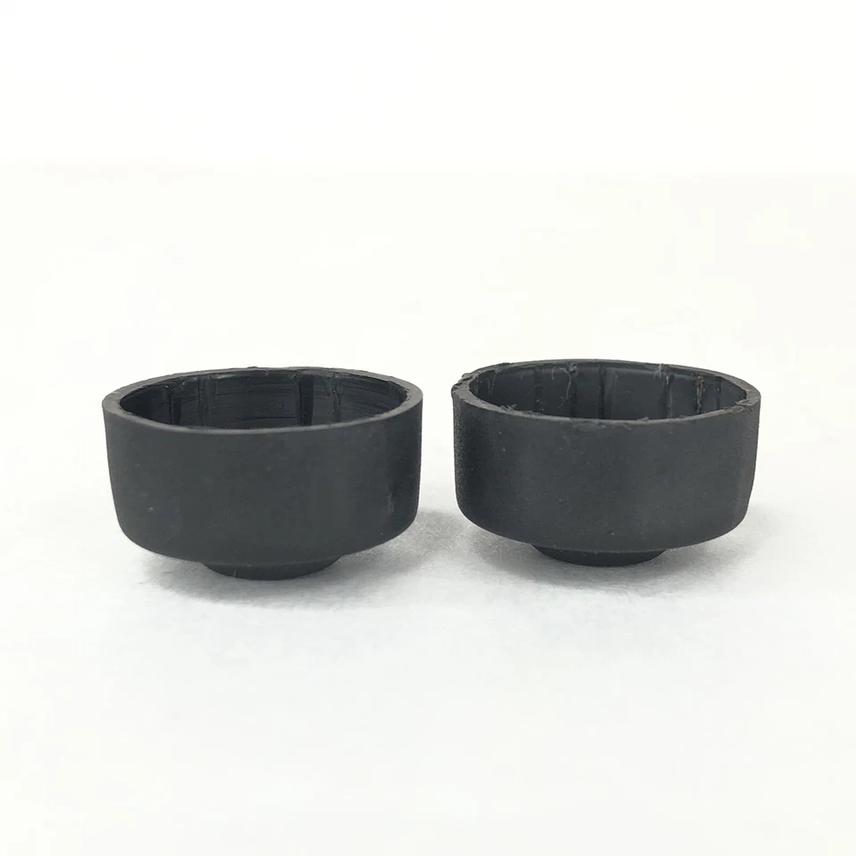 1996-2002 BMW Z3 Roadster Windshield Wiper Arm Nut Cap Set Pair Black OEM - Image 4 of 4